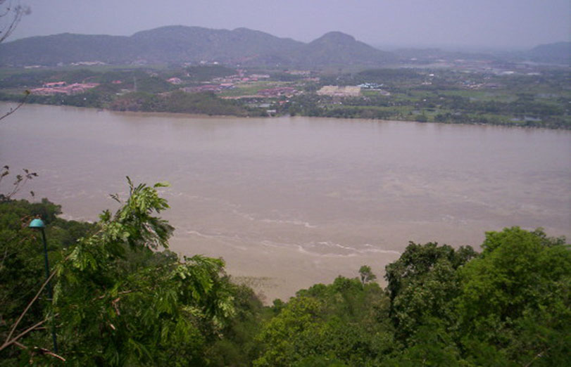 Brahmaputra River in front of IIT Guwahati